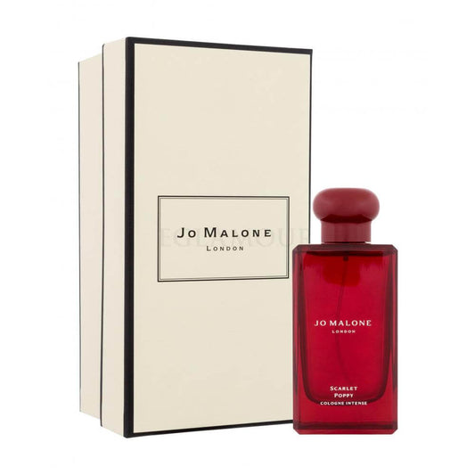 Jo Malone Scarlet Poppy Cologne Intense Unisex 100ml/3.4oz Tester – perfume bottle with cap and tester box packaging
