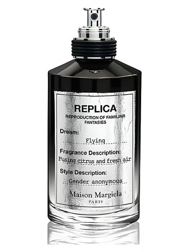 Maison Margiela Replica Flying EDP 100ml bottle – citrus-ozonic unisex fragrance evoking fresh air and weightless freedom.