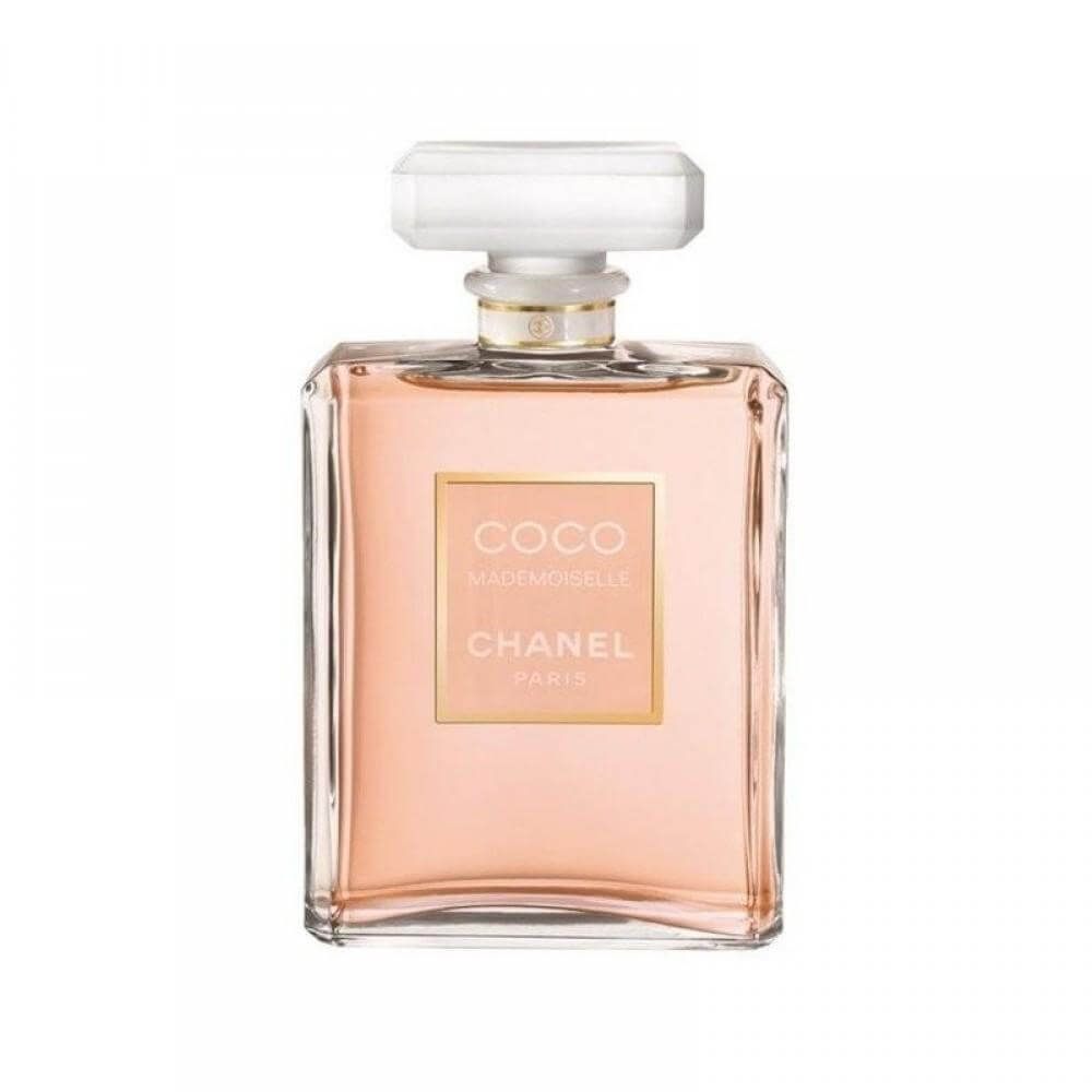 Chanel Coco Mademoiselle Women 100ml EDP Tester, showcasing a classic bottle with cap, exuding sophisticated floral and citrus notes.