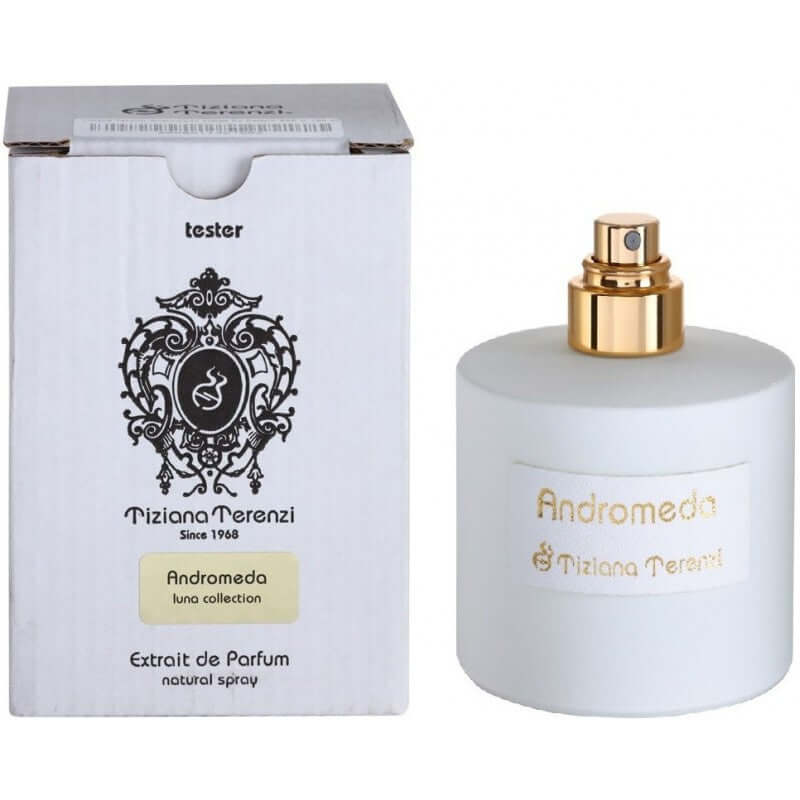 Tiziana Terenzi Andromeda 100ml/3.4oz Unisex Tester – sophisticated floral oriental fragrance bottle with cap and tester box