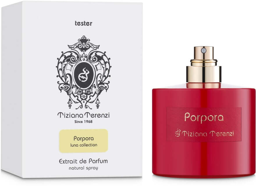 Tiziana Terenzi Porpora 100ml/3.4oz Unisex Tester – luxurious floral fruity fragrance bottle with cap and tester box