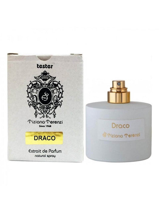 Tiziana Terenzi Draco 100ml/3.4oz Unisex Tester – rich spicy woody fragrance bottle with cap and tester box