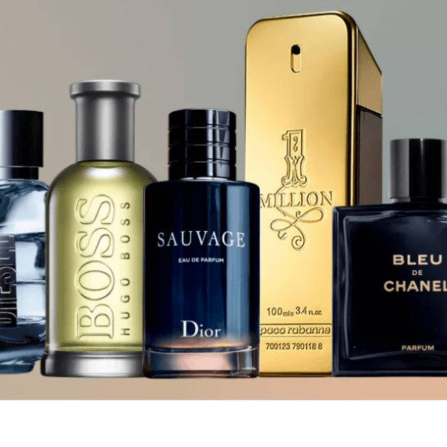 Men’s designer perfumes – a collection of fragrances from top brands for stylish men.