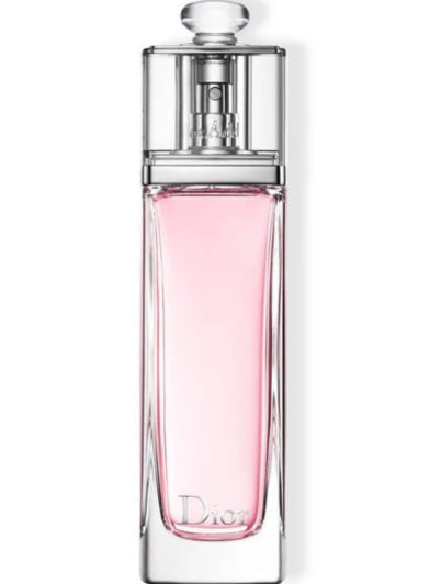 Christian Dior Addict Eau Fraiche Women Pink Dior perfume bottle on a white background