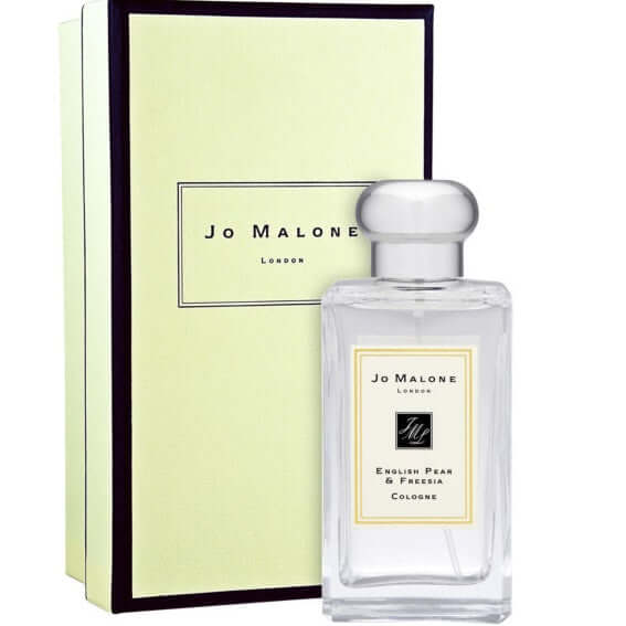 Jo Malone English Pear & Freesia Cologne for Women 100ml/3.4oz EDC Tester – luxurious fruity floral fragrance bottle with cap and tester packaging Jo Malone perfumes