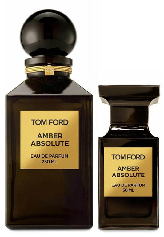 Tom Ford Amber Absolute Unisex 100ml Tester with cap, showcasing a luxurious design and amber fragrance notes