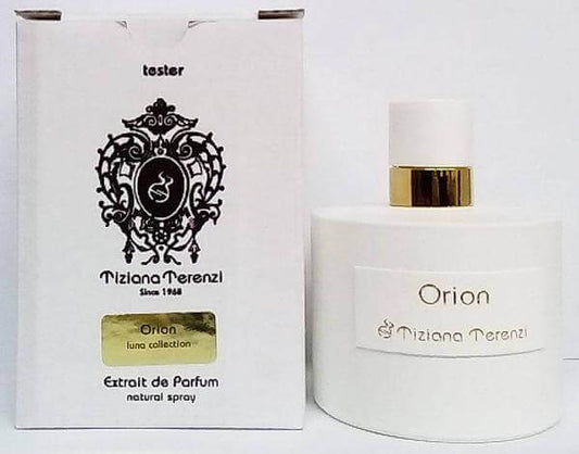 Tiziana Terenzi Orion 100ml/3.4oz Unisex Tester – luxurious woody spicy fragrance bottle with cap and tester box