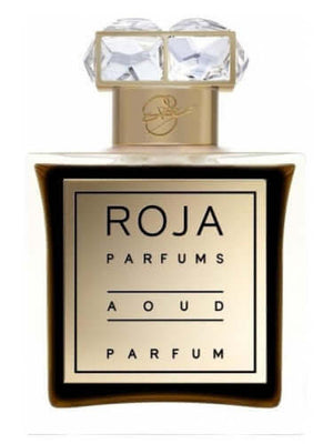 Discounted Roja Dove Aoud Unisex 50ml/1.7oz Eau Tester, photo of bottle with cap, elegant design, unisex fragrance. Roja Dove perfumes