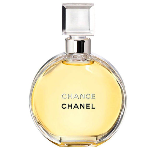 Chanel Chance Eau de Parfum Women 100ml Tester, showcasing elegant bottle design with cap, featuring a fresh and floral fragrance.