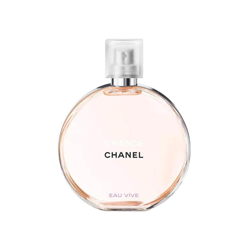 Chanel Chance Eau Vive Women 100ml Eau Tester, featuring a refreshing citrus and floral scent, elegant design, and cap for a luxurious fragrance experience.